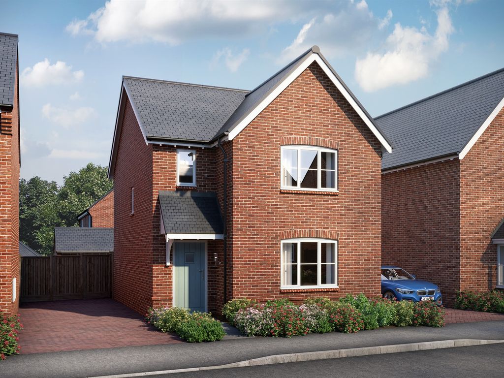 New home, 3 bed detached house for sale in Roseway, Stoke Golding, Nuneaton CV13, £350,000