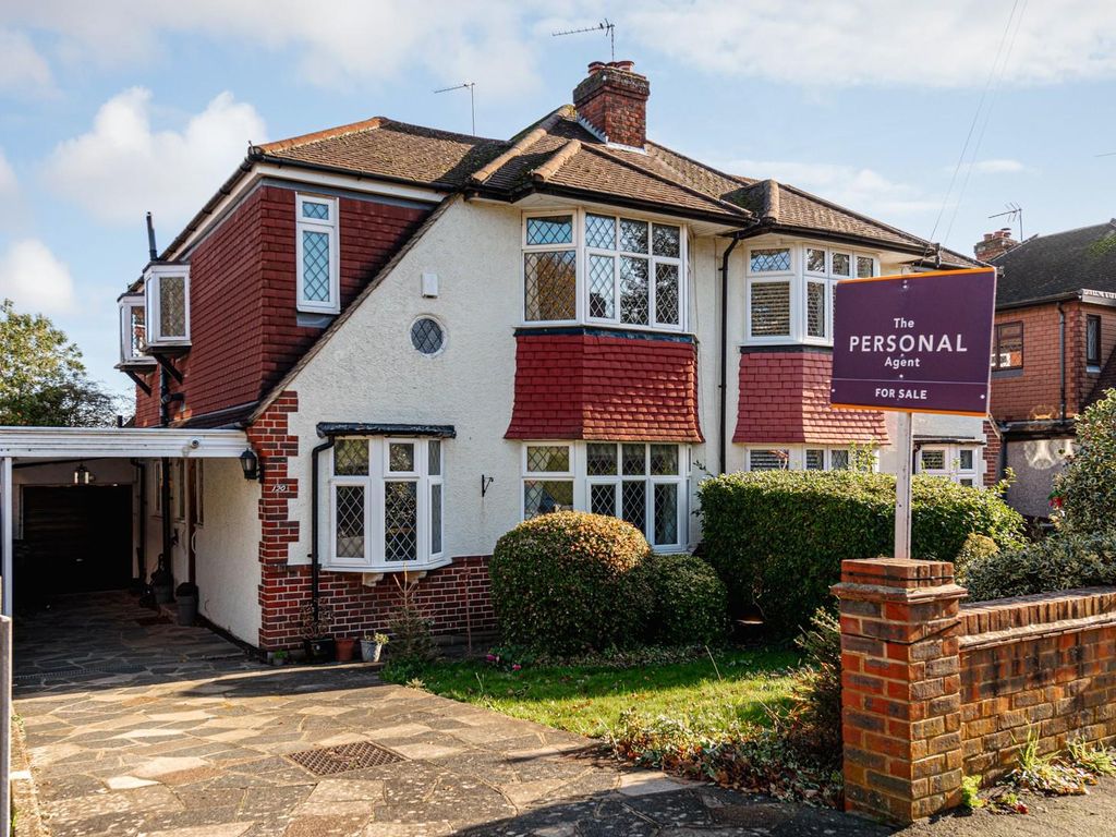 3 bed semi-detached house for sale in Greenhayes Avenue, Banstead SM7, £650,000