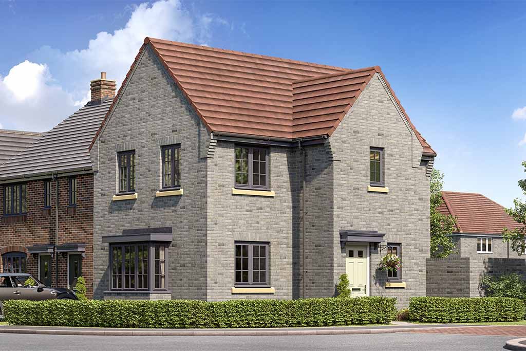 New home, 3 bed detached house for sale in "The Windsor" at London Road, Sleaford NG34, £247,995
