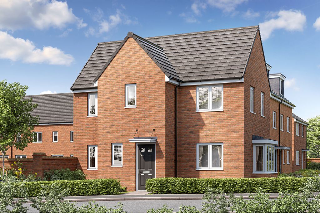 New home, 3 bed detached house for sale in "The Windsor" at Stallings Lane, Kingswinford DY6, £298,950