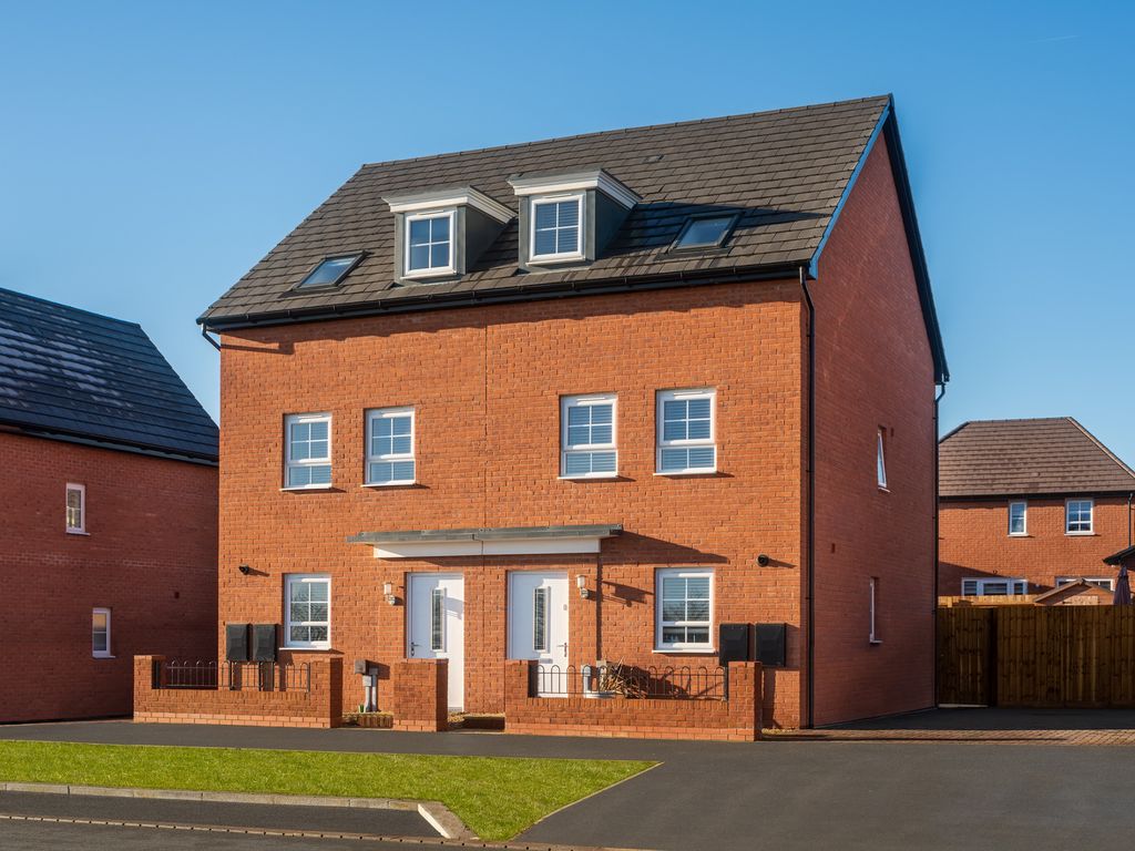 New home, 3 bed semi-detached house for sale in "Newton" at Sulgrave Street, Barton Seagrave, Kettering NN15, £299,995