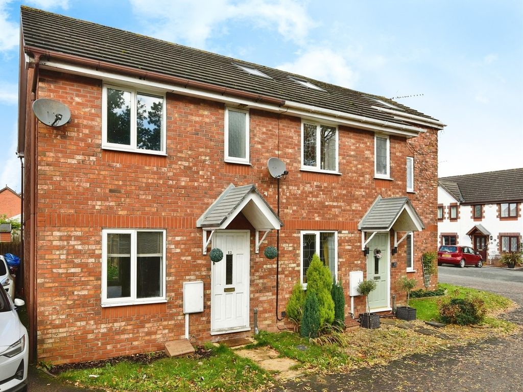 2 bed semi-detached house for sale in Oakden Close, Bramshall, Uttoxeter ST14, £190,000