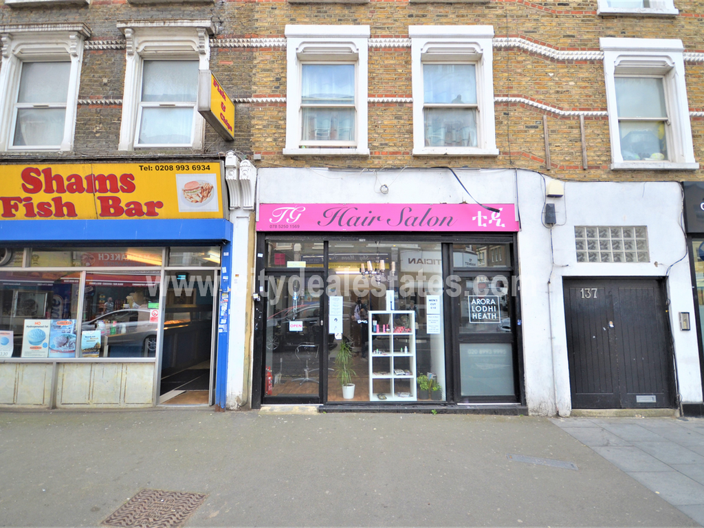 Retail premises to let in Churchfield Road, London W3, £15,600 pa