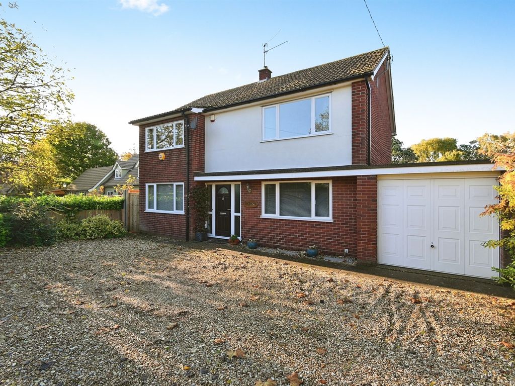 4 bed detached house for sale in The Street, Garboldisham, Diss IP22, £450,000