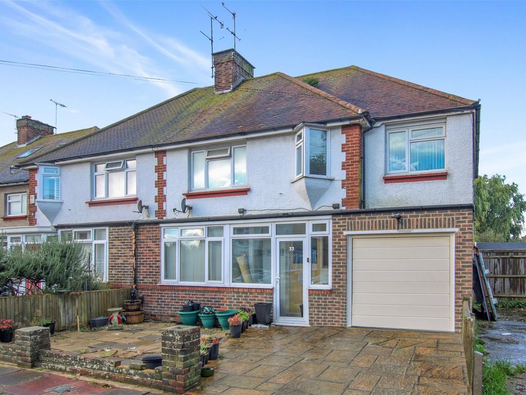 4 bed semi-detached house for sale in Haynes Road, Worthing, West Sussex BN14, £550,000