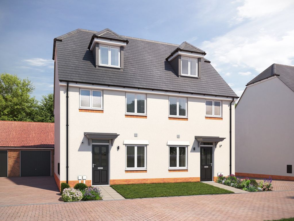 New home, 3 bed semi-detached house for sale in "Foxglove" at Water Lane, Angmering, Littlehampton BN16, £465,000