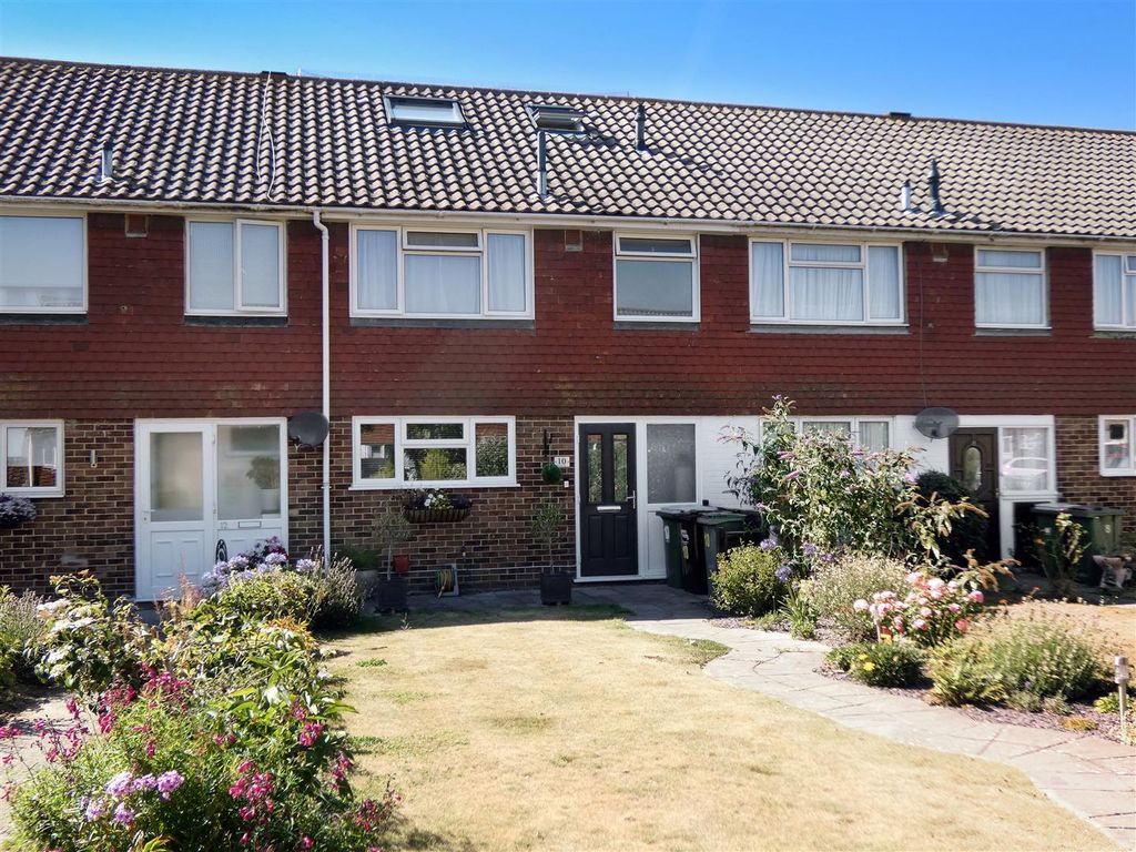 4 bed terraced house for sale in Brendon Way, Rustington, Littlehampton BN16, £360,000