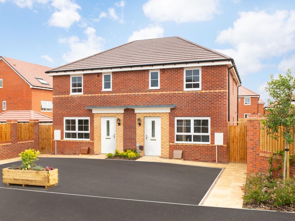 New home, 3 bed semi-detached house for sale in "Ellerton" at Welshpool Road, Bicton Heath, Shrewsbury SY3, £289,995