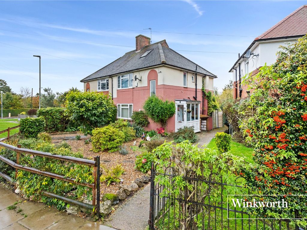 3 bed semi-detached house for sale in Milespit Hill, Mill Hill East, London NW7, £675,000