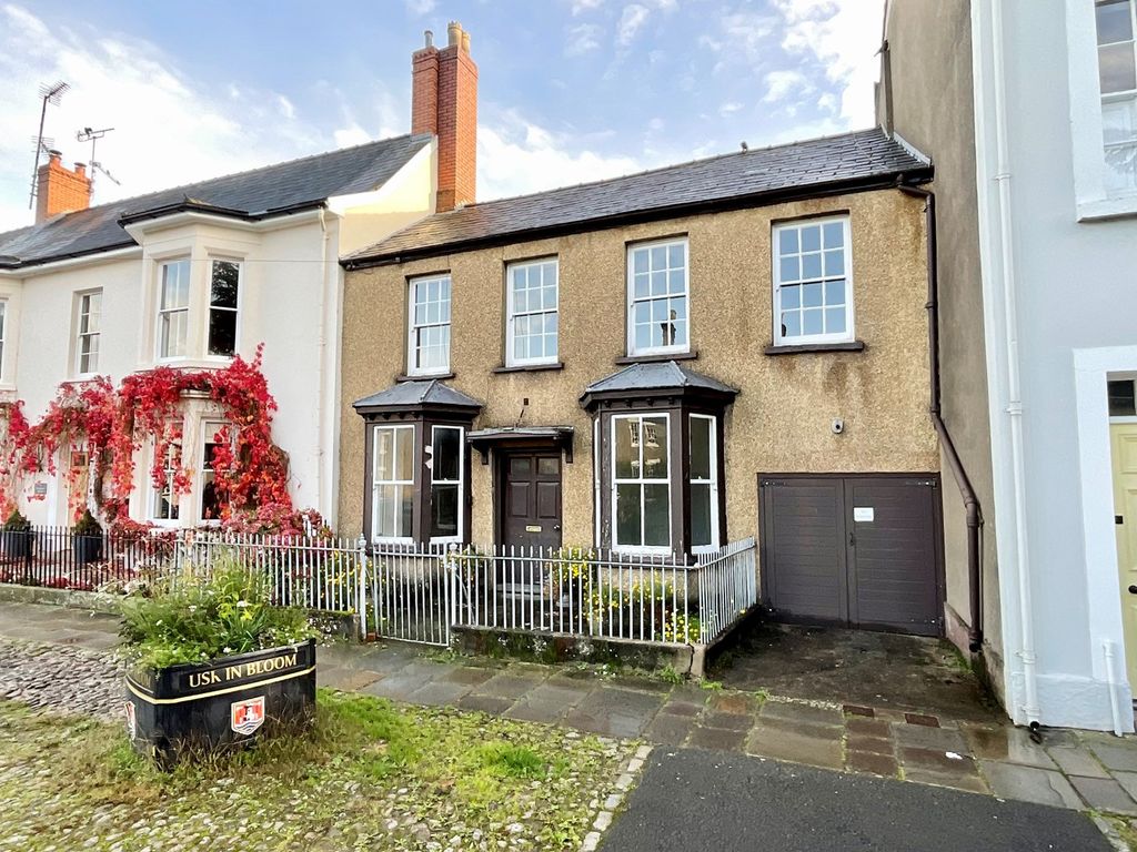 4 bed terraced house for sale in New Market Street, Usk NP15, £450,000