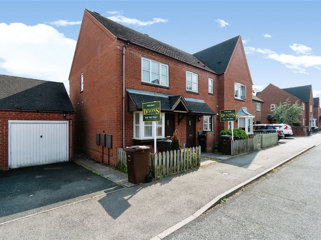 2 bed end terrace house for sale in Calcutt Way, Solihull, Solihull B90, £250,000