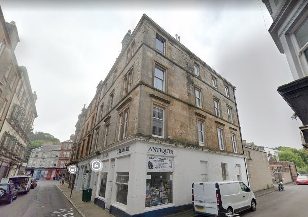 2 bed flat for sale in 12 West Princes Street, Isle Of Bute PA20, £45,000