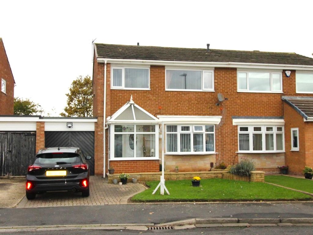 3 bed semi-detached house for sale in Wallington Road, Billingham TS23, £165,000
