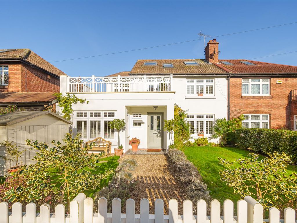 5 bed semi-detached house for sale in Burnell Avenue, Ham, Richmond TW10, £1,595,000