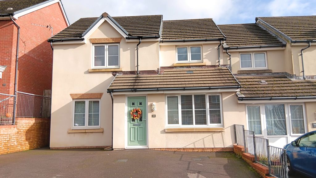 3 bed semi-detached house for sale in Skylark Road, North Cornelly CF33, £240,000