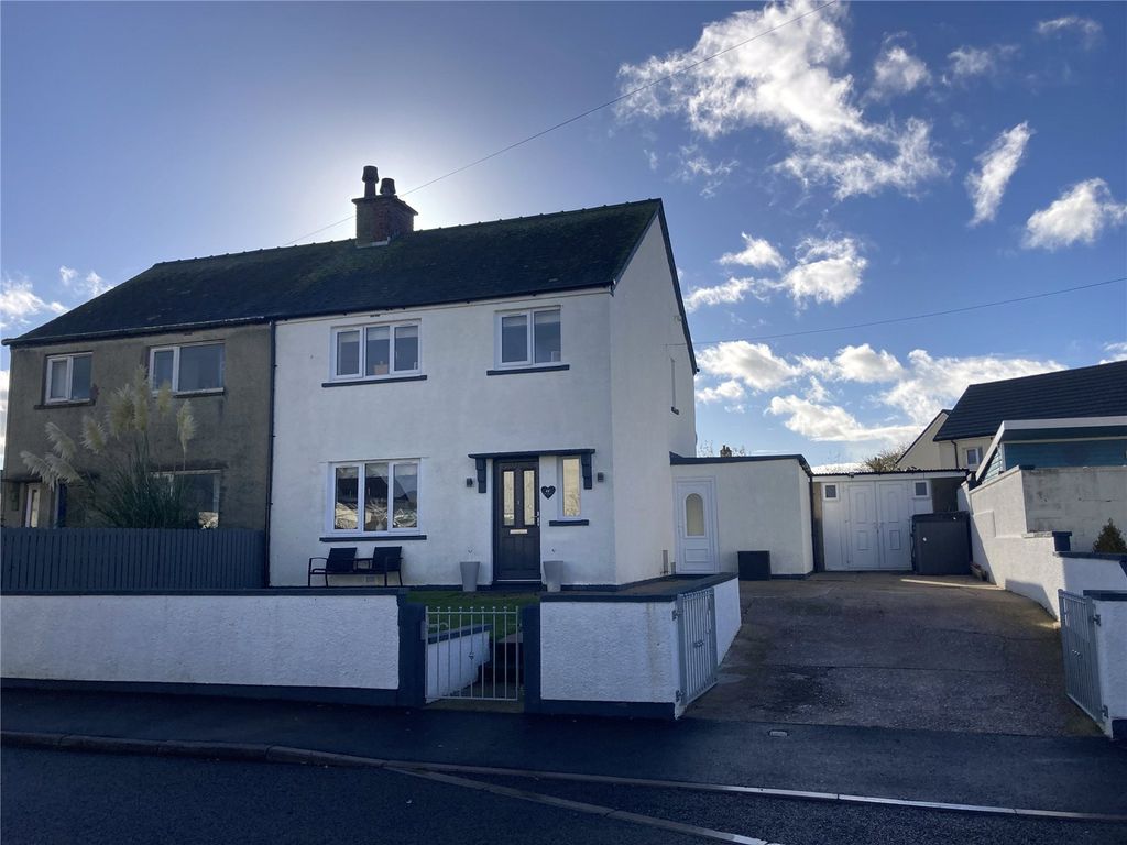 3 bed semi-detached house for sale in The Crofts, Silloth, Wigton, Cumbria CA7, £165,000