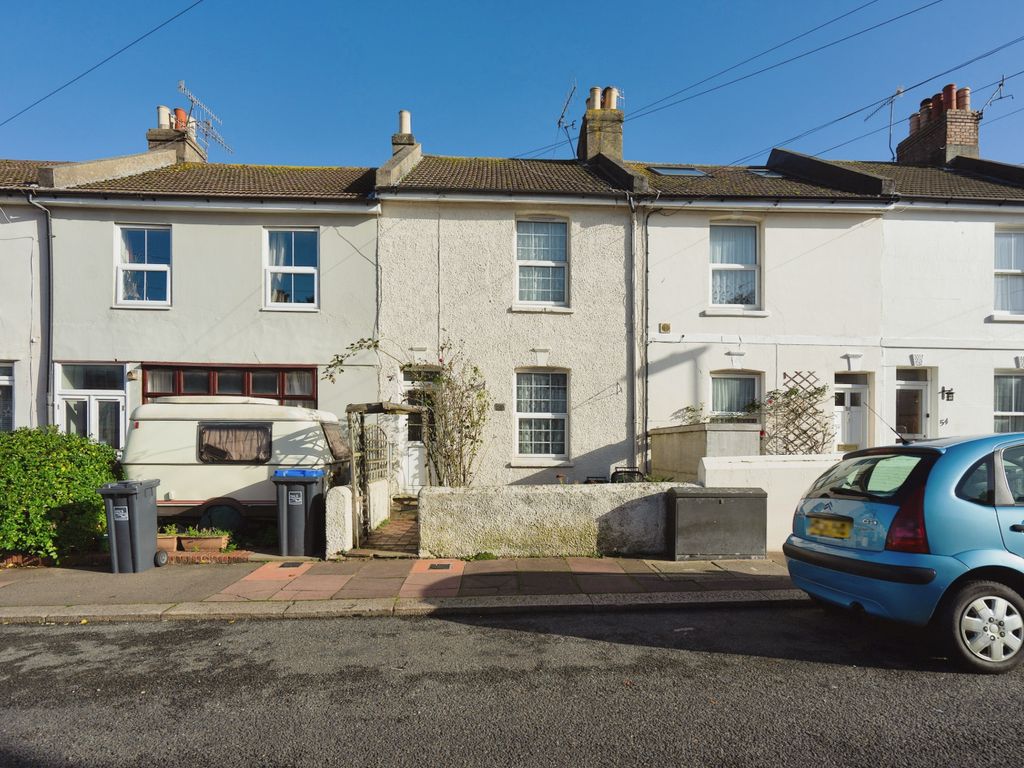 3 bed terraced house for sale in Cranworth Road, Worthing, West Sussex BN11, £275,000