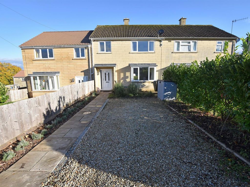 3 bed terraced house for sale in Holcombe Vale, Bathampton, Bath BA2, £450,000
