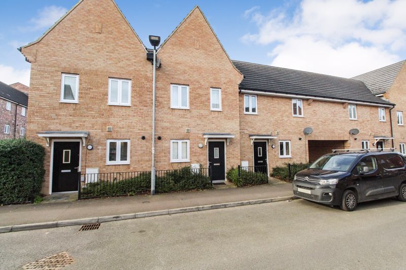 2 bed terraced house for sale in Rochester Way, New Cardington MK42, £250,000