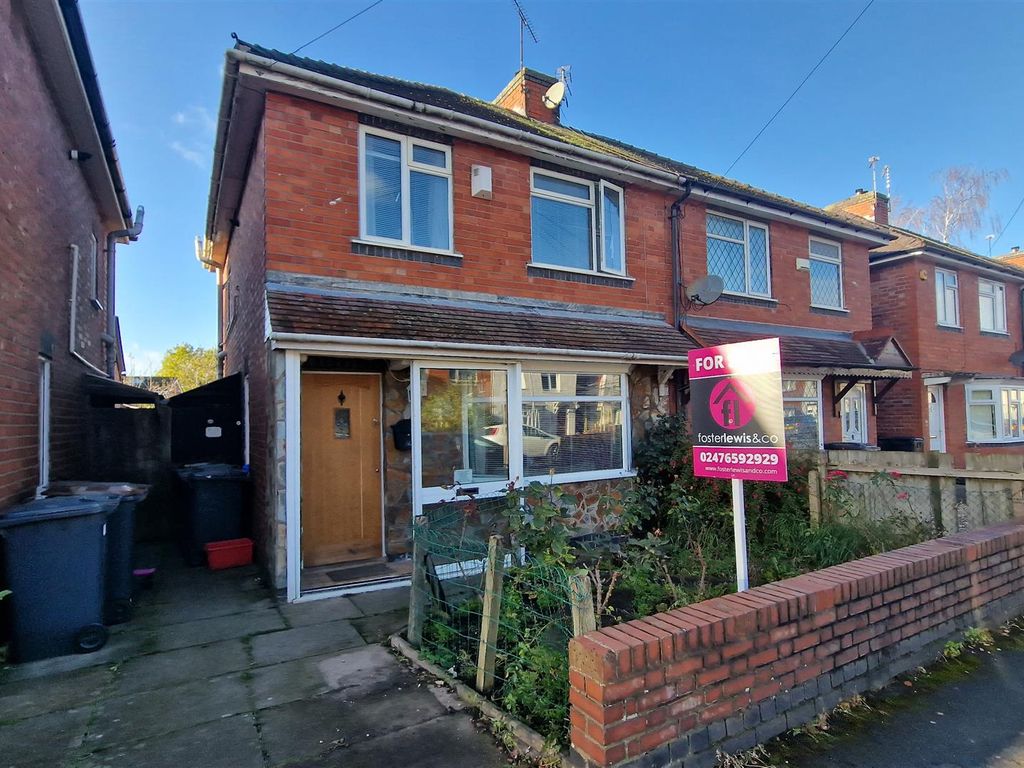3 bed semi-detached house for sale in Wootton Street, Bedworth CV12, £175,000