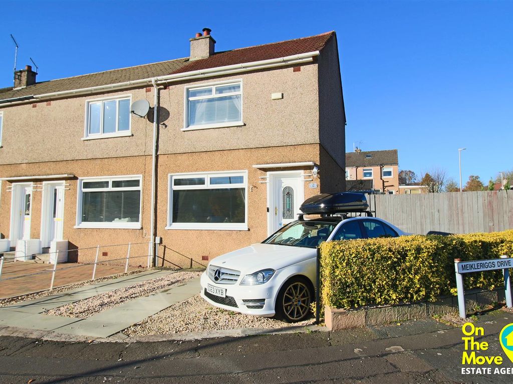 2 bed end terrace house for sale in Meikleriggs Drive, Paisley PA2, £149,999