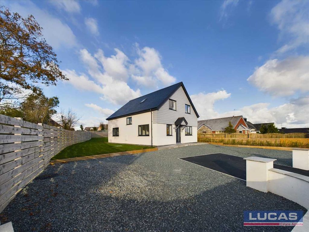New home, 4 bed detached house for sale in Ffordd Caergybi, Cemaes Bay LL67, £415,000