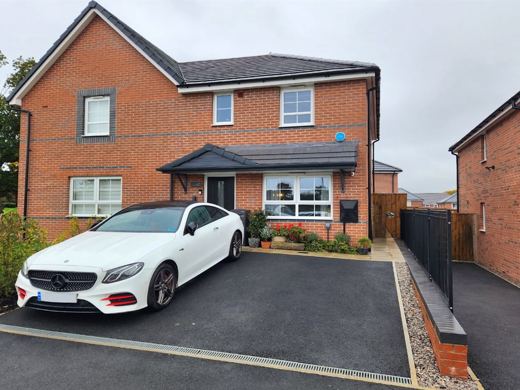 3 bed semi-detached house for sale in Bailey Crescent, Appleton Thorn, Warrington WA4, £340,000