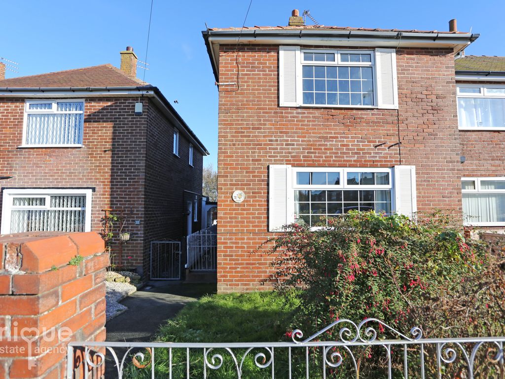 2 bed semi-detached house for sale in Ardmore Road, Blackpool, Lancashire FY2, £120,000