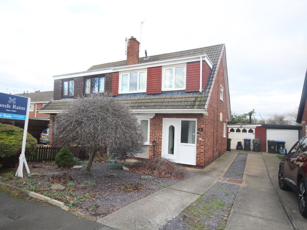 3 bed semi-detached house for sale in Forcett Close, Middlesbrough, North Yorkshire TS5, £185,000