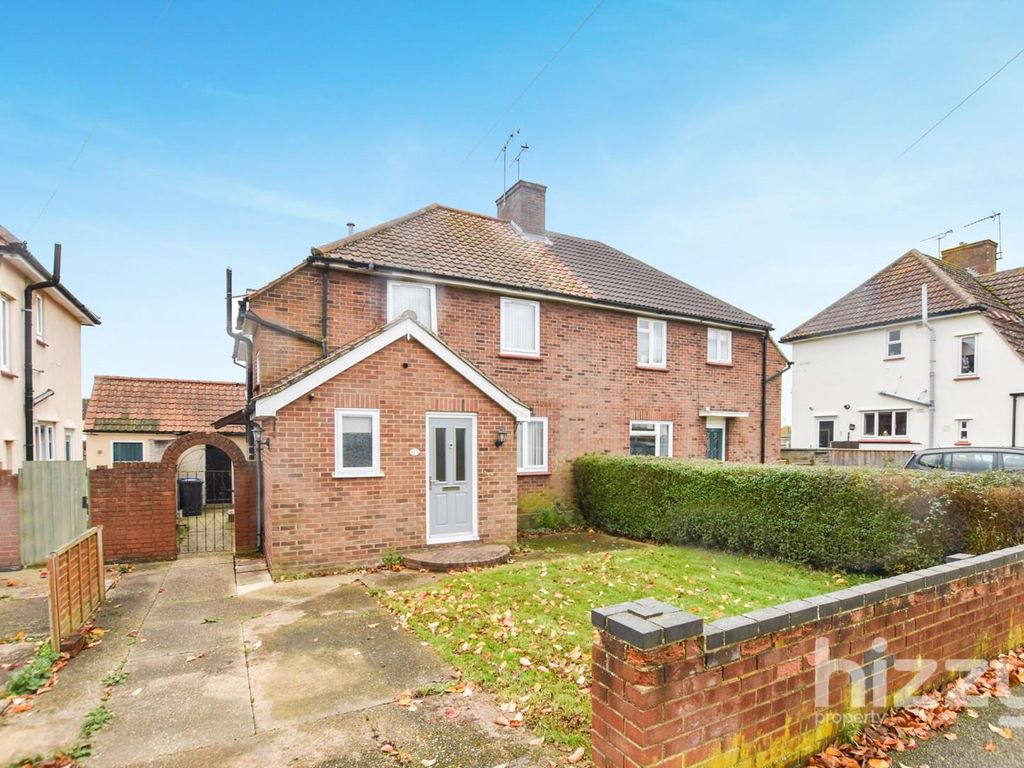 3 bed semi-detached house for sale in Bradfield Avenue, Hadleigh, Ipswich IP7, £310,000