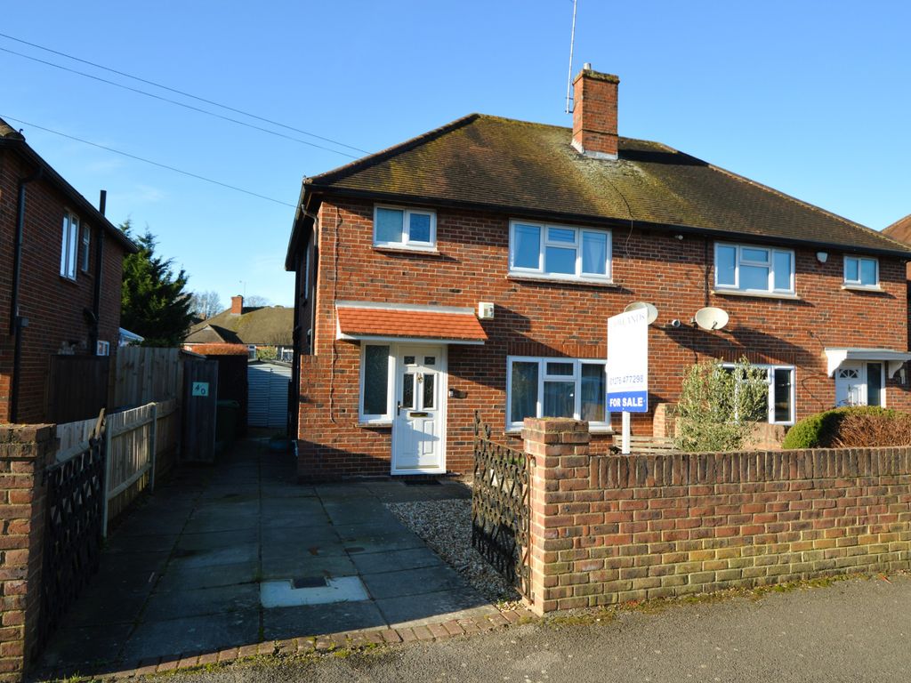 3 bed semi-detached house for sale in Manor Way, Bagshot GU19, £485,000