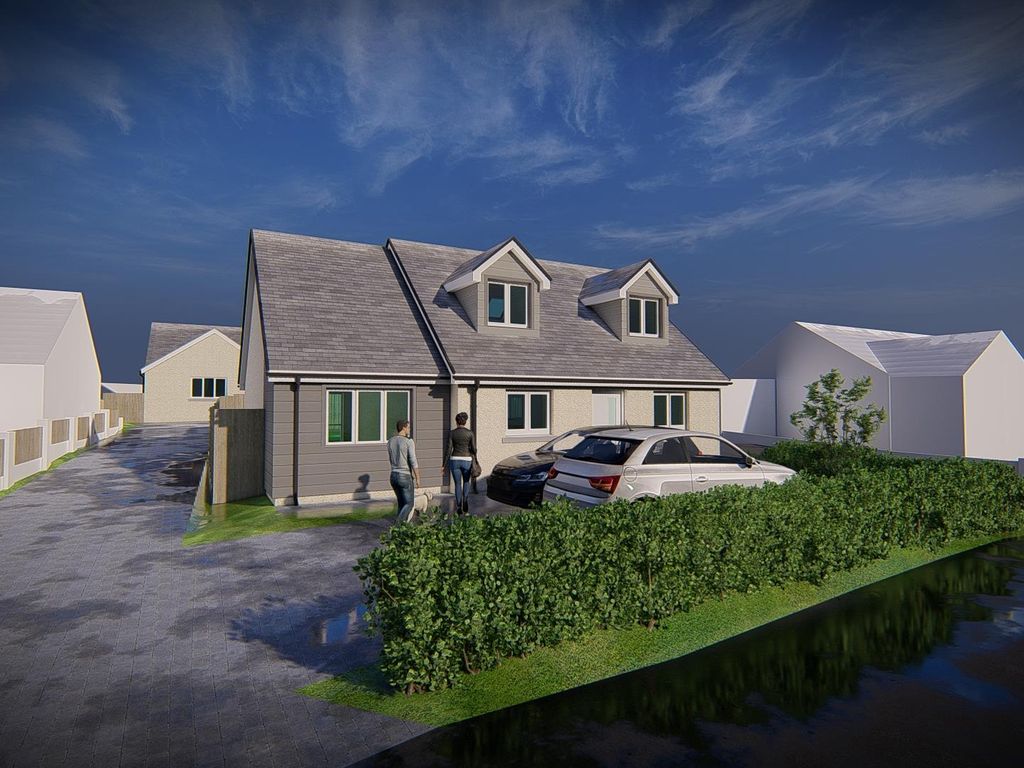 New home, 3 bed detached bungalow for sale in Plot 1 Bryngwyn, Bryn Y Mor Lane, Fishguard SA65, £445,000