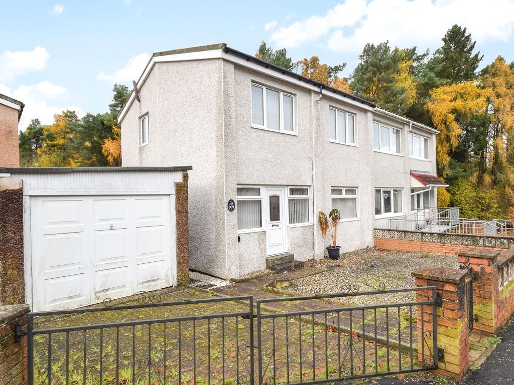 3 bed semi-detached house for sale in North Dryburgh Road, Wishaw ML2, £99,995