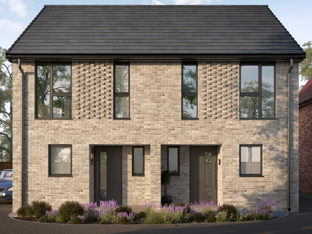 New home, 2 bed semi-detached house for sale in Plot 78, Dunnock, The Hedgerows, Pilsley, Chesterfield S45, £177,500