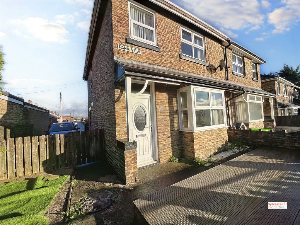 3 bed semi-detached house for sale in Park View, Consett DH8, £125,000