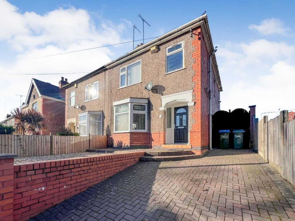 3 bed semi-detached house for sale in Bell Green Road, Bell Green, Coventry CV6, £250,000