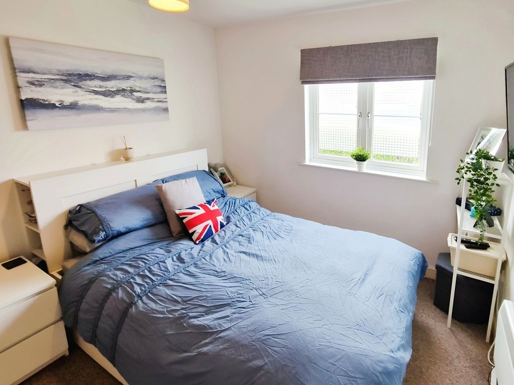 1 bed flat for sale in Caer Castell House Coychurch Road, Brackla, Bridgend County. CF31, £90,000