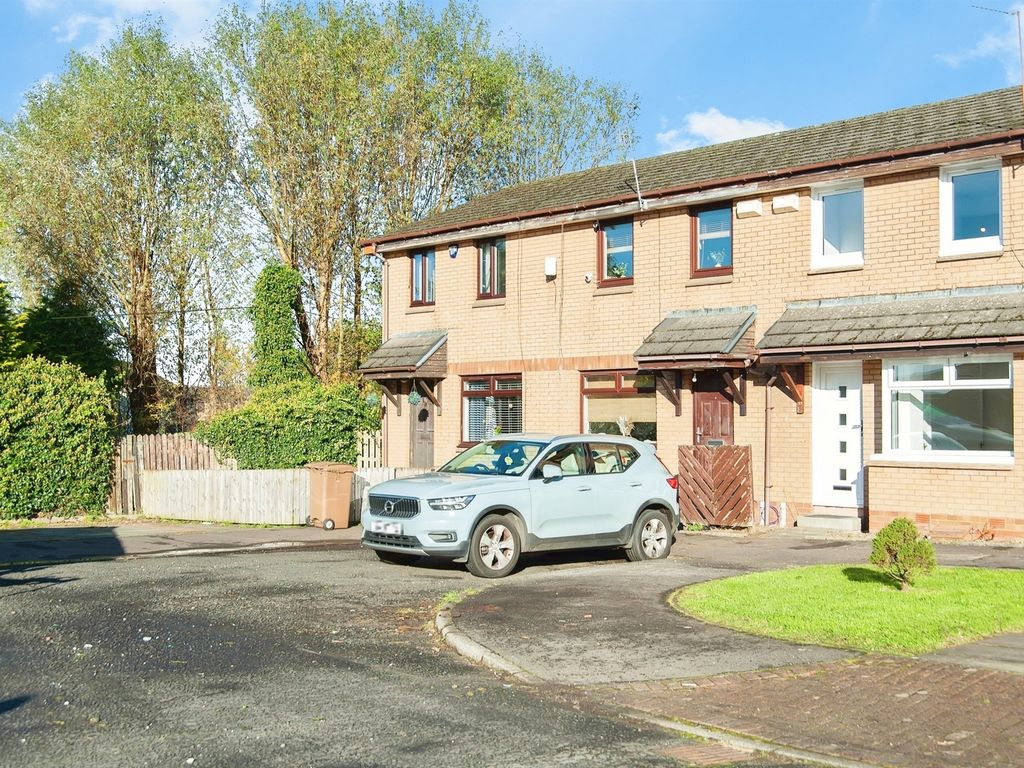 2 bed terraced house for sale in Glencoats Drive, Paisley PA3, £80,000