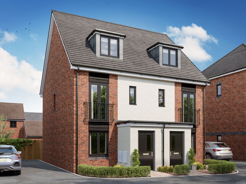 New home, 3 bed semi-detached house for sale in "The Saunton" at Kingsdown Road, South Marston, Swindon SN3, £329,995