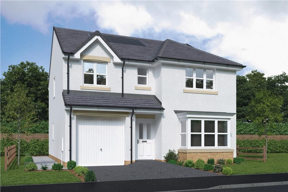 New home, 4 bed detached house for sale in "Lockwood" at Garshake Road, Dumbarton G82, £385,000