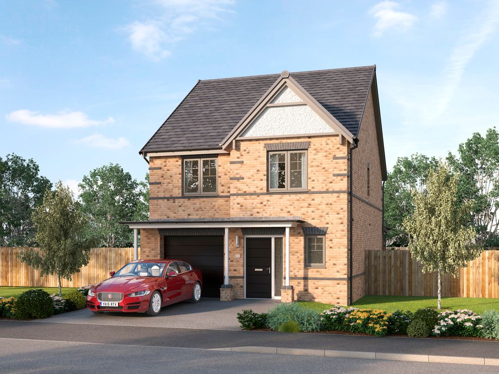New home, 4 bed detached house for sale in "The Holbury" at Blackmoorfoot Road, Huddersfield HD4, £299,995