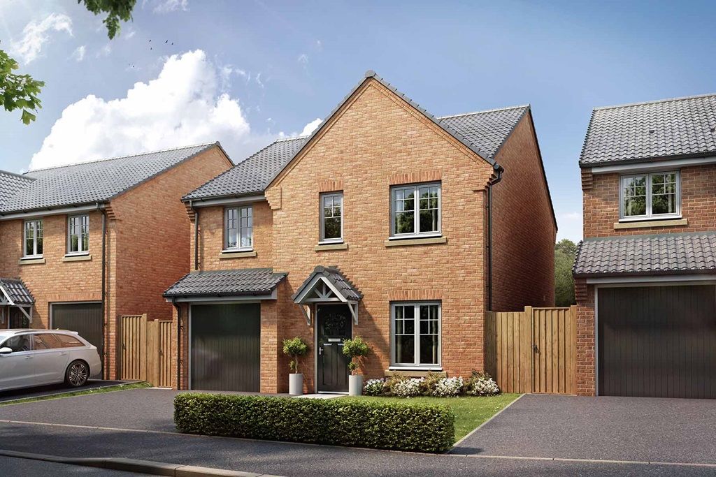 New home, 4 bed detached house for sale in "The Bradenham - Plot 4" at Valley Road, Pelton Fell, Chester Le Street DH2, £274,995