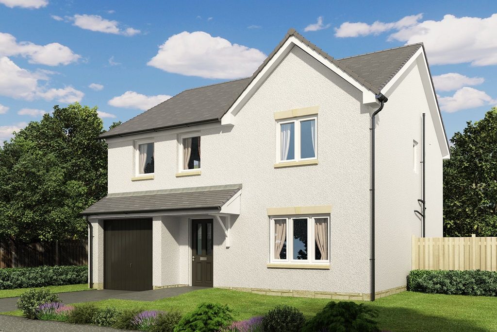 New home, 4 bed detached house for sale in "The Geddes - Plot 187" at Gyle Avenue, South Gyle Broadway, Edinburgh EH12, £562,000