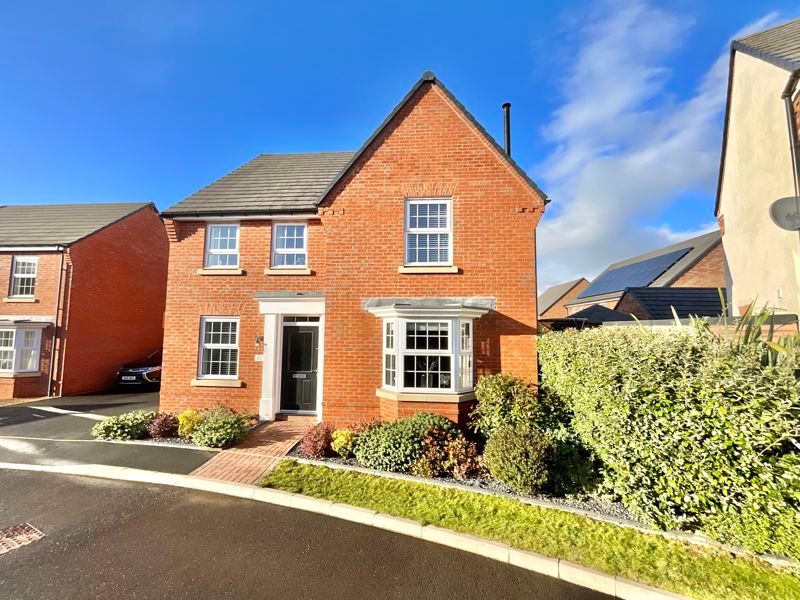 4 bed detached house for sale in Sloan Way, Market Drayton TF9, £380,000