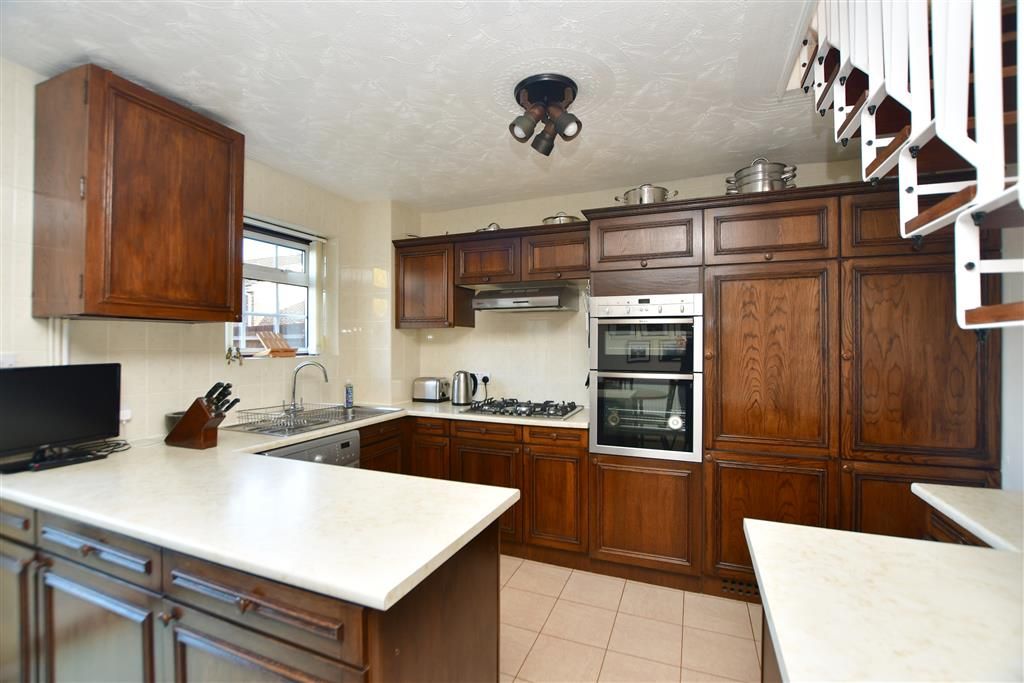 3 bed end terrace house for sale in Gleaming Wood Drive, Lords Wood, Chatham, Kent ME5, £300,000