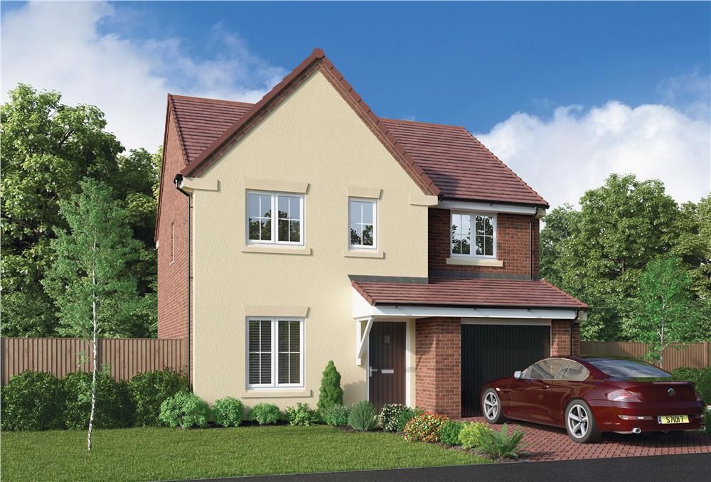 New home, 4 bed detached house for sale in "The Laurelwood" at Bent House Lane, Durham DH1, £326,950