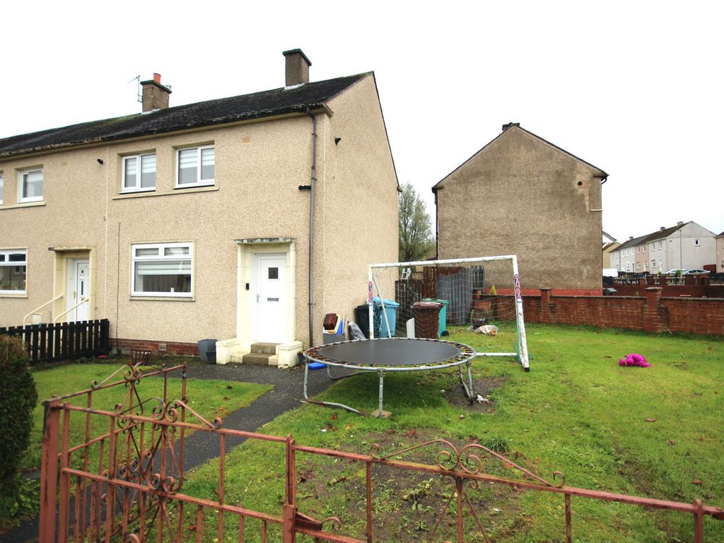 2 bed end terrace house for sale in Burn Crescent, Motherwell ML1, £105,000