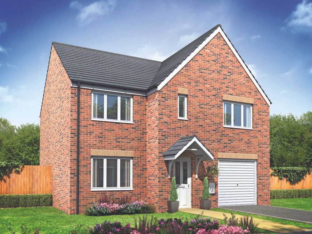 New home, 5 bed detached house for sale in "The Warwick" at Compass Point, Market Harborough LE16, £449,950