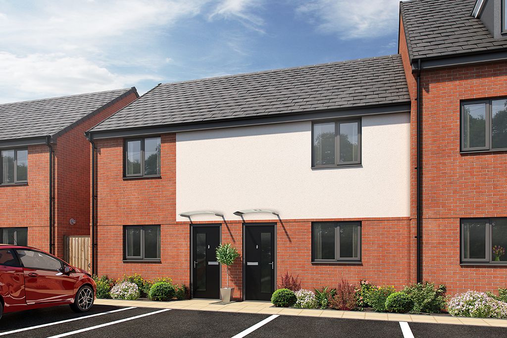 New home, 2 bed terraced house for sale in "The Fairfield" at Chamberlain Way, Peterborough PE4, £138,000