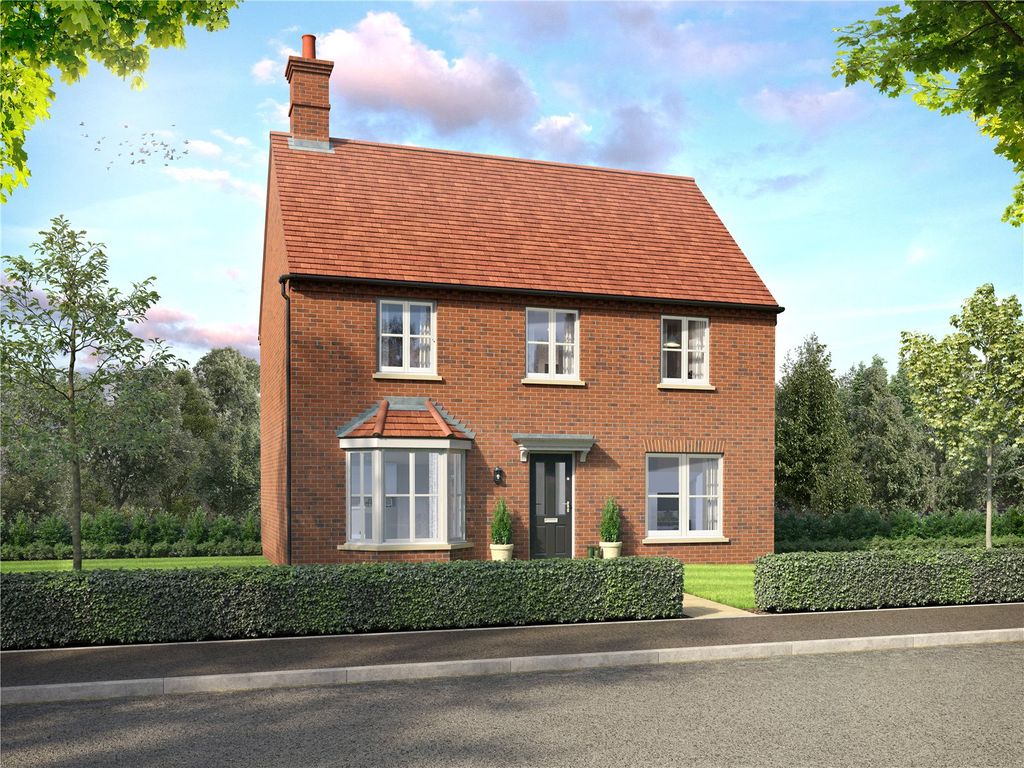 New home, 4 bed detached house for sale in Houghton Grange, Houghton, St Ives, Cambs PE28, £575,000